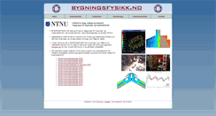 Desktop Screenshot of bygningsfysikk.no